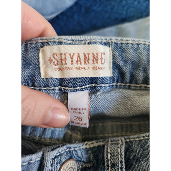 Shyanne Country Wide Leg Women's Light Wash Denim Jeans 26Wx34L - Picture 7 of 11